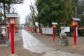 Washinomiya Shrine in Kuki, Saitama, Japan. The Shrine was a history of over 2000 years and Anime