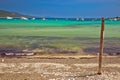 Sakarun turquoise beach on Dugi otok island Royalty Free Stock Photo