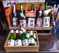 Sake bottles, Osaka, Japan