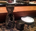 Sake Serving Royalty Free Stock Photo