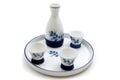 Sake serving set Royalty Free Stock Photo