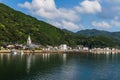 Sakitsu Church and blue sky in Amakusa , Kyushu, Japan