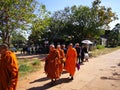 Sakon Nakhon Thailand March 2019 Buddhist rituals related to funeral deaths in rural Thailand