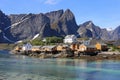 Sakrisoy, Lofoten, Norway Royalty Free Stock Photo