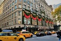 Saks 5th Avenue New York City during Christmas Season Royalty Free Stock Photo