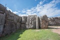 Saksaywaman, Inca ruins in Cusco, Peru . Royalty Free Stock Photo