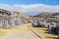 Saksaywaman, Saqsaywaman, Sasawaman, Saksawaman, Sacsahuayman, Sasaywaman or Saksaq Waman citadel fortress in Cusco, Peru Royalty Free Stock Photo