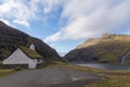 Saksunar Kirkja church, Saksun, Faroe Islands, Denmark