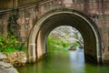 The sakura bridge in the prince`s bay park in hangzhou Royalty Free Stock Photo