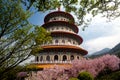 Sakura Flower or Cherry Blossom With Beautiful Nature Background