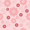 Sakura flower seamless pattern