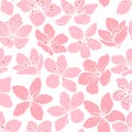 Sakura flowers pattern