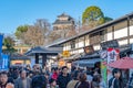 Sakura-no-Baba Johsaien in Kumamoto City during new year holiday