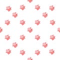 Sakura pattern. The continuous flow sakura blossoms represented eternal cycle nature
