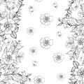 Sakura seamless pattern.