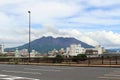 Sakurajima of Kagoshima, view from the street