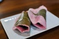 Sakuramochi Royalty Free Stock Photo