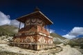 The Sakya stupa of upper Mustang, Lo Manthang, Upper Mustang trekking, Nepal.