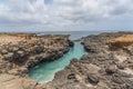 Buracona - The Blue Eye of Cabo Verde, people on the rocks