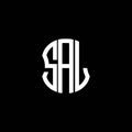 SAL letter logo abstract creative design.