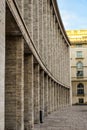 Sala Palatului Palace Hall in Bucharest, Romania is a conference centre and concert hall. Communist brutalist architecture.