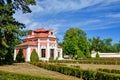 Sala terrena In the park from Mnichovo Hradiste castle is an orangery and a garden pavilion