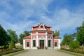 Sala terrena In the park from Mnichovo Hradiste castle is an orangery and a garden pavilion