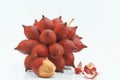 Salacca islolate on the white background. Royalty Free Stock Photo