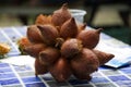 Salacca zalacca or Snake Fruit or Salacca wallichiana in fruits buffet festival