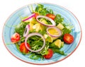 Salad of arugula with avocado Royalty Free Stock Photo