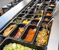 Salad Bar, Buffet, Vegetables, Healthy Royalty Free Stock Photo