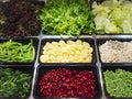 Salad Bar Fresh Vegetables Healthy food Royalty Free Stock Photo