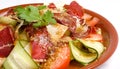 Salad with Basturma (Pastrami) Royalty Free Stock Photo