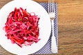 Salad of Beets and Carrots with Sauerkraut, Spices