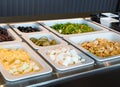 Salad buffet, catering business Royalty Free Stock Photo