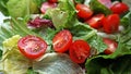 Salad with cherry tomatoes