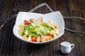 Salad with chicken and vegetables Royalty Free Stock Photo