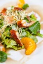 Salad with chiken and orange