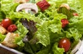 Salad close up Royalty Free Stock Photo