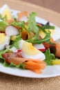 Salad with eggs