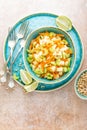 Salad with fresh celery, apple and carrot Royalty Free Stock Photo