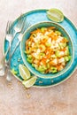 Salad with fresh celery, apple and carrot Royalty Free Stock Photo