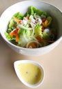 Greek Salad with goat feta cheese Royalty Free Stock Photo