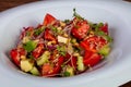 Salad with Kinoa and vegetables Royalty Free Stock Photo