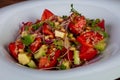 Salad with Kinoa and vegetables Royalty Free Stock Photo