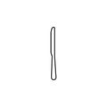 Salad knife, dinner icon. Can be used for web, logo, mobile app, UI, UX