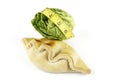 Salad Lettace with Pasty and Tape Measure Royalty Free Stock Photo