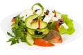 Salad with moldavian Brynza Royalty Free Stock Photo
