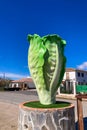 Salad monument in Zafaraya, Spain on August 25, 2024 Royalty Free Stock Photo