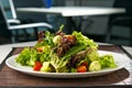 Salad with mozzarella and cherry tomatoes